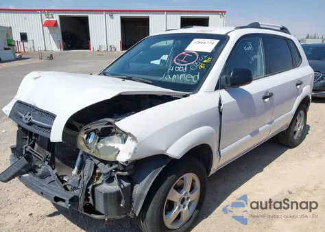 2007 Hyundai Tucson Gls из США, поврежденный, VIN KM8JM12B97U502940